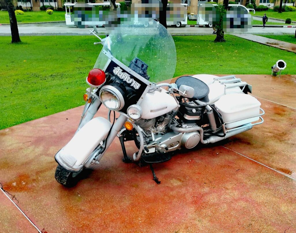 photo d'une Harley Davidson version police 