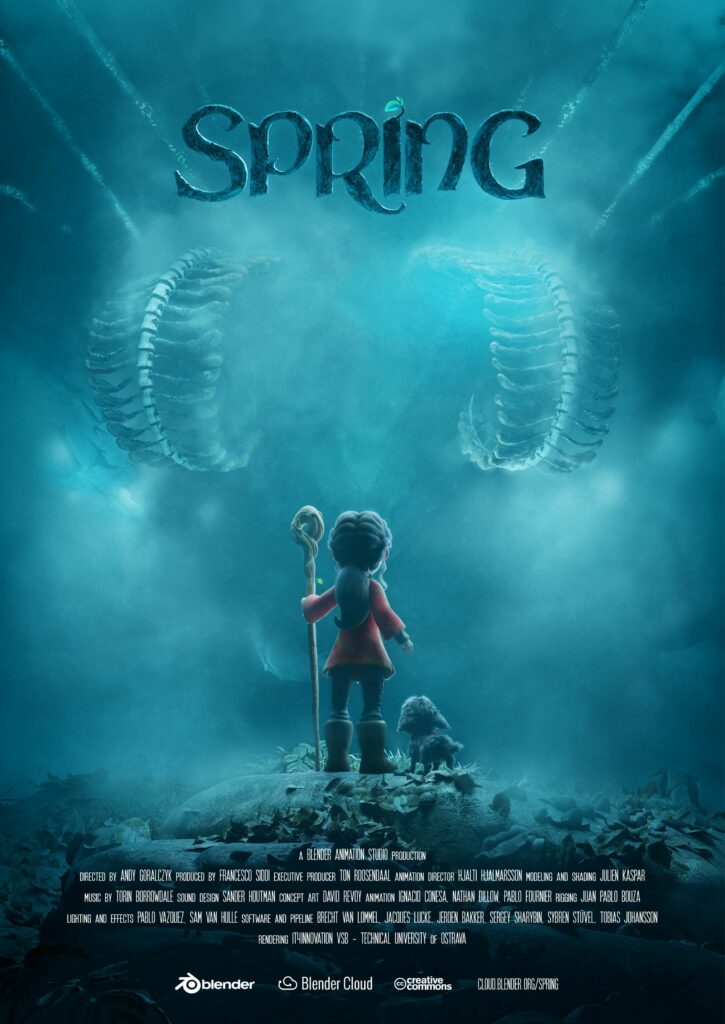 Film "Spring" fait avec blender.