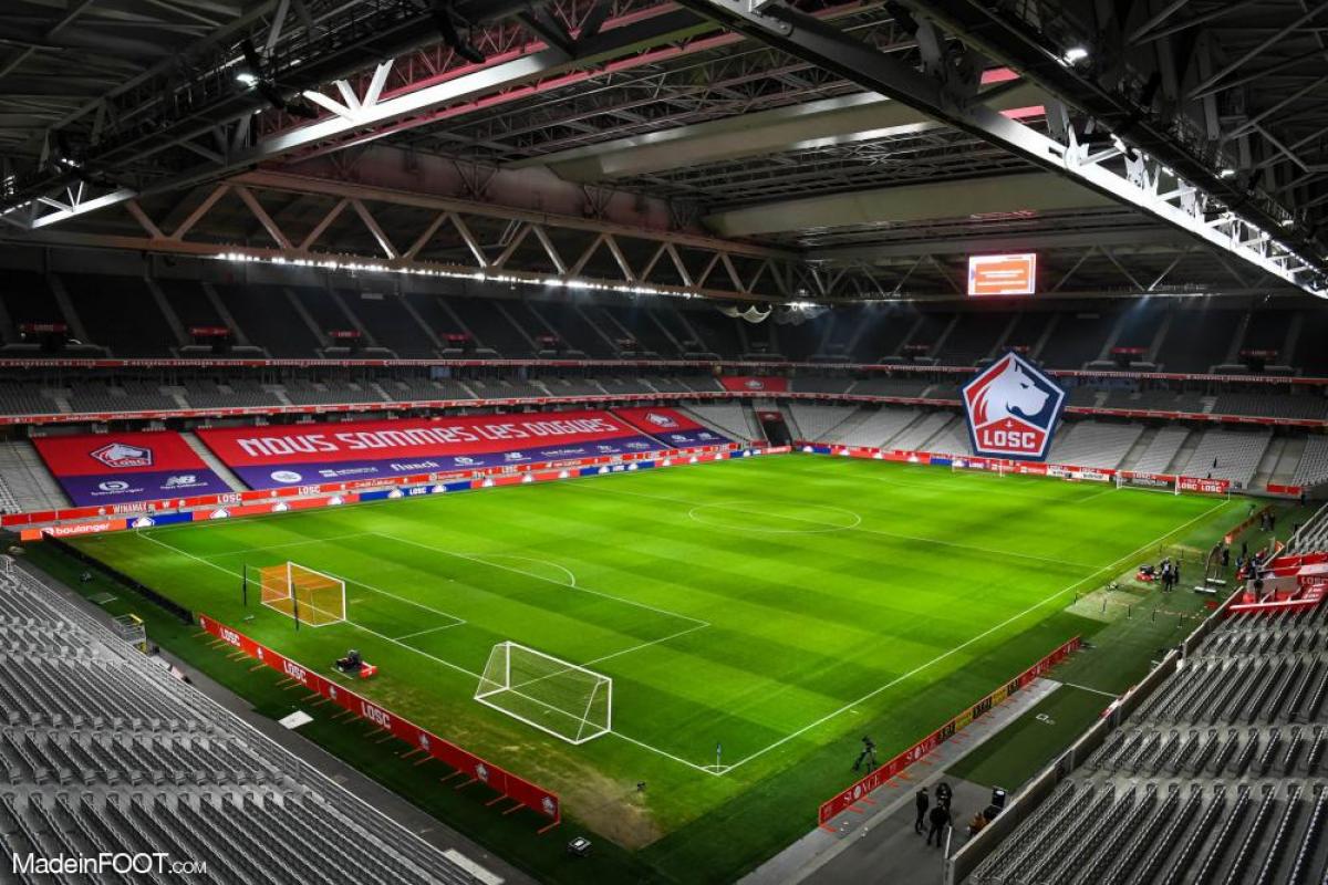 Photo du Stade du LOSC avant le match Lille-Angers
